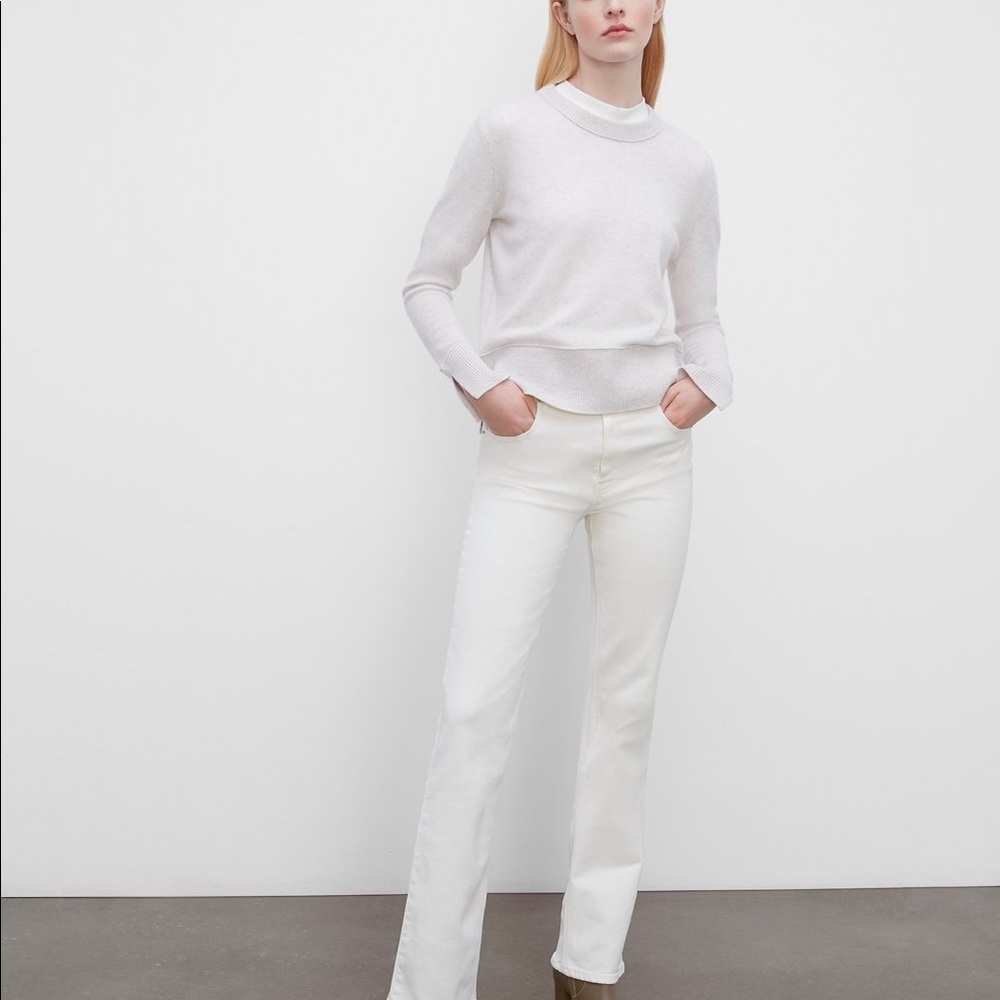 Club Monaco The Perfect Bootcut Tea Dyed Jeans